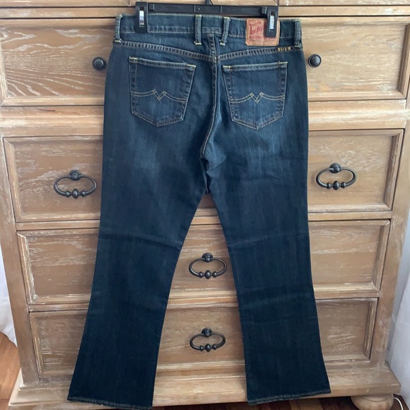 Lucky Jeans Sweet n Low size 8 size 29 dark blue - Picture 5 of 10